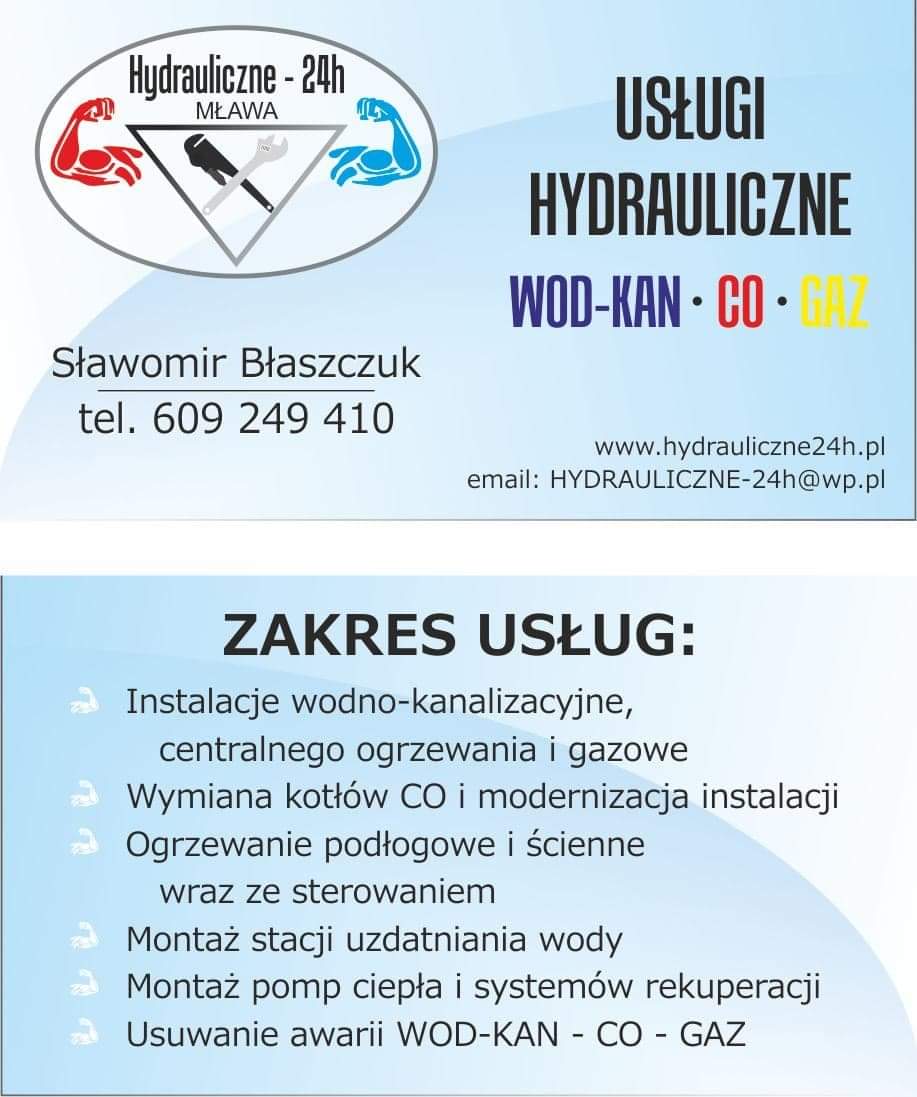Hydrauliczne-24h - pełna oferta usług hydraulicznych, CO i GAZ